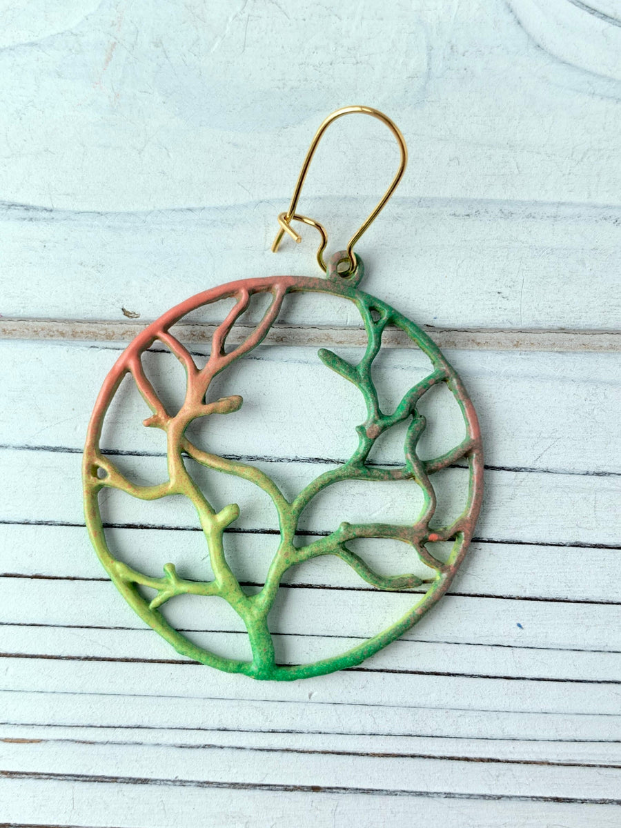 Lenora Dame Willow Tree Earrings in Root Vegetable