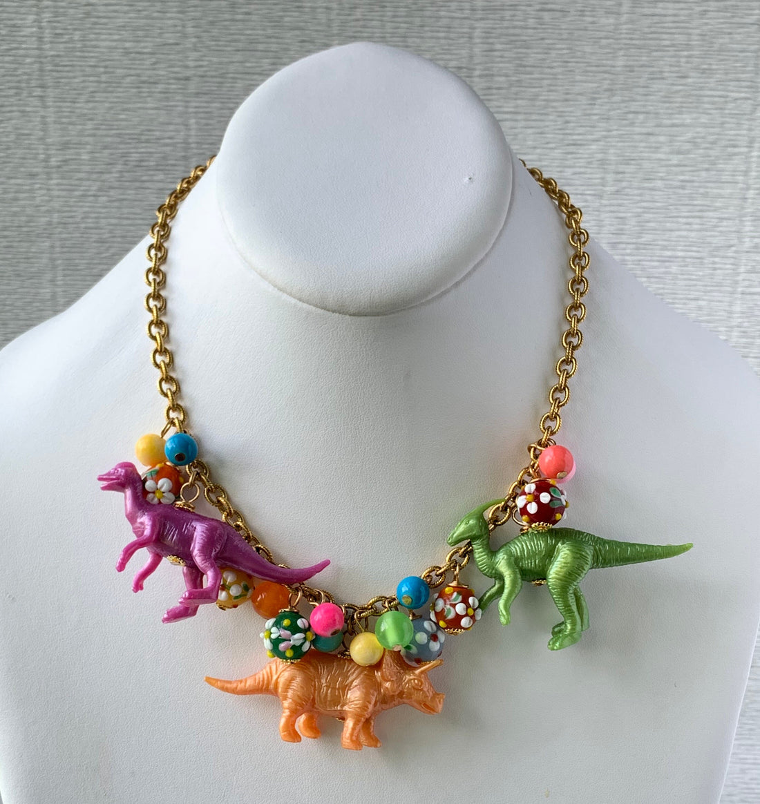Lenora Dame Dino Sparkle Kiddie Necklace