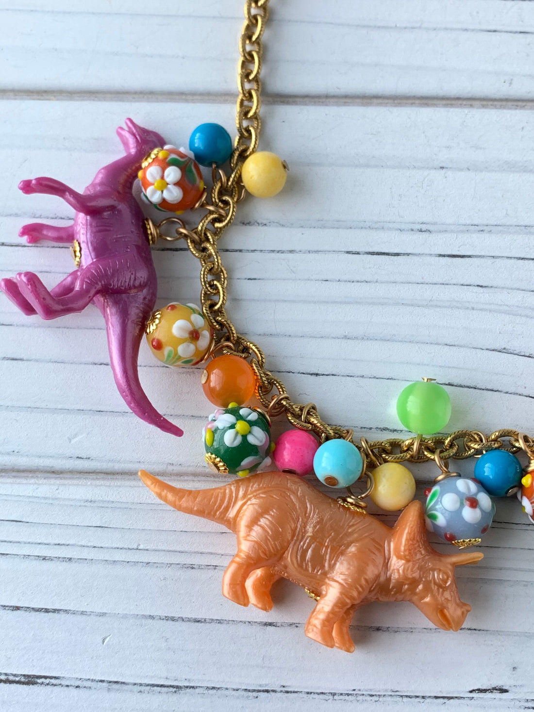 Lenora Dame Dino Sparkle Kiddie Necklace