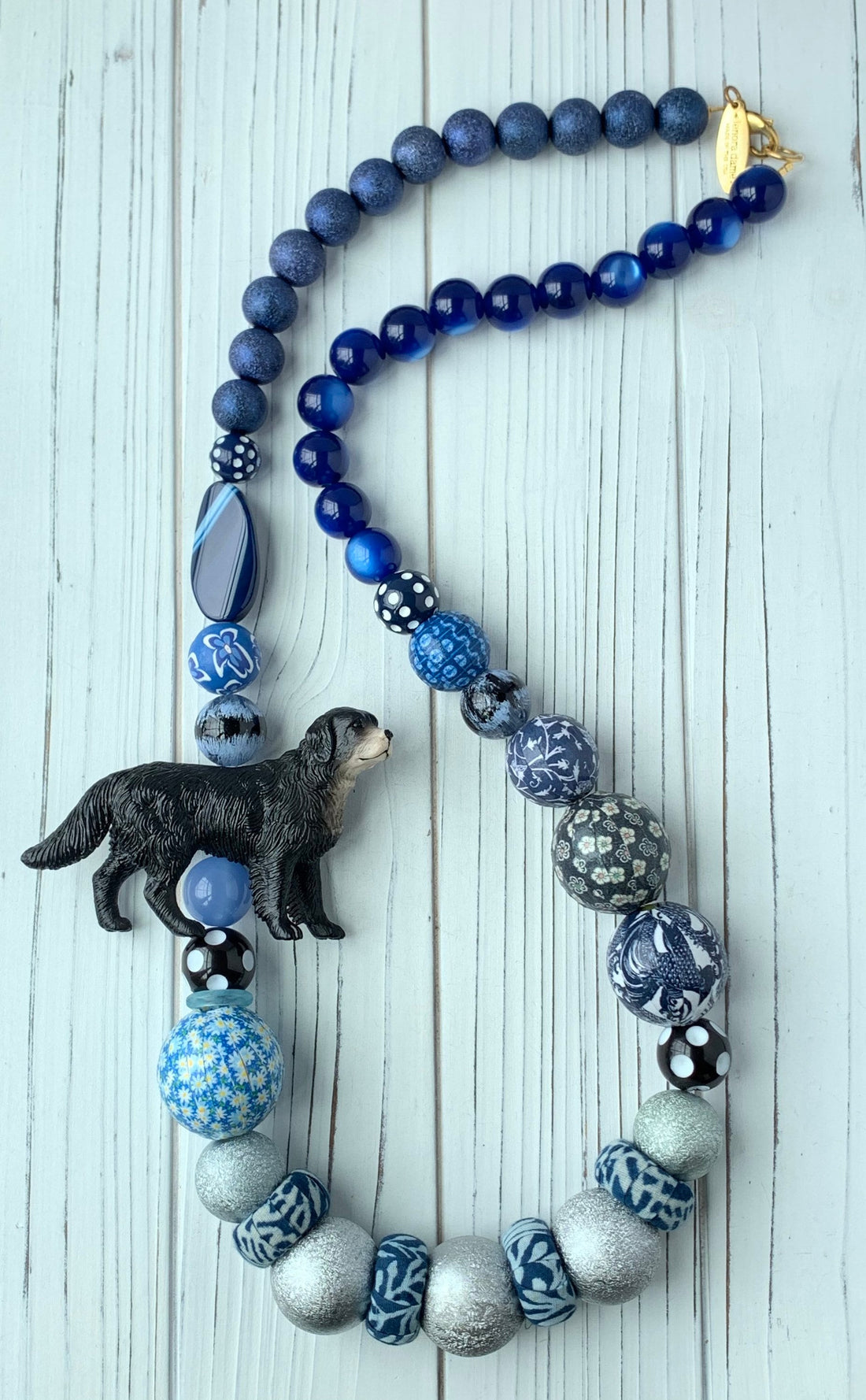 Lenora Dame Wally the Water Dog Queen Mum Necklace