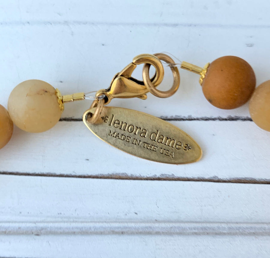 Lenora Dame Mother Earth Necklace in Coffee Bean