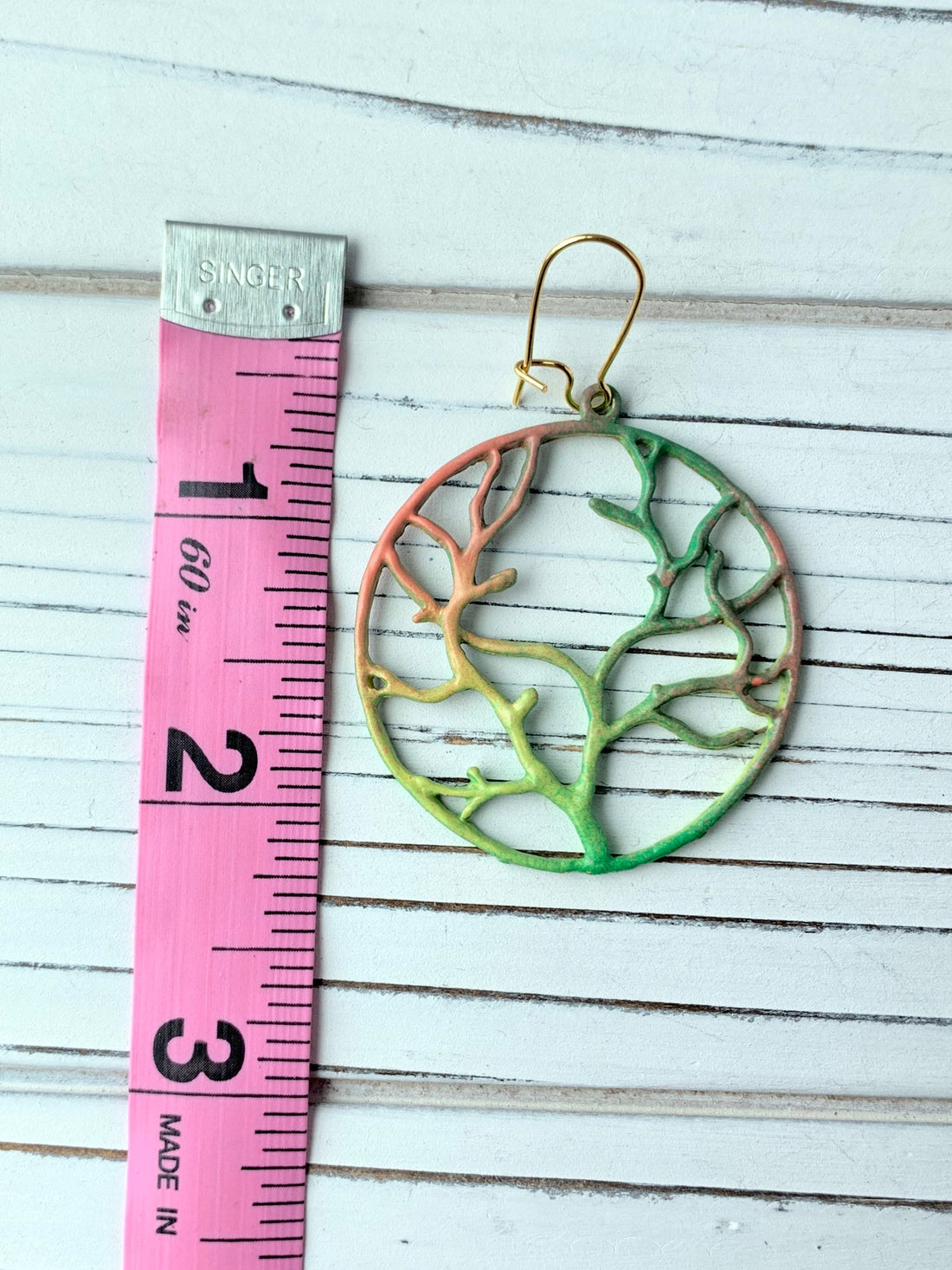 Lenora Dame Willow Tree Earrings in Root Vegetable