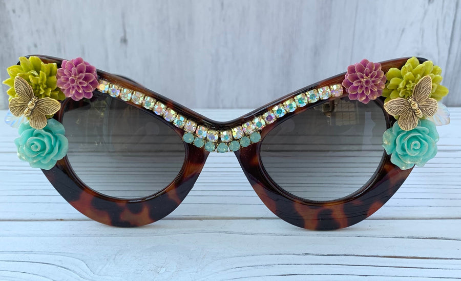 Lenora Dame Lucinda Embellished Sunglasses