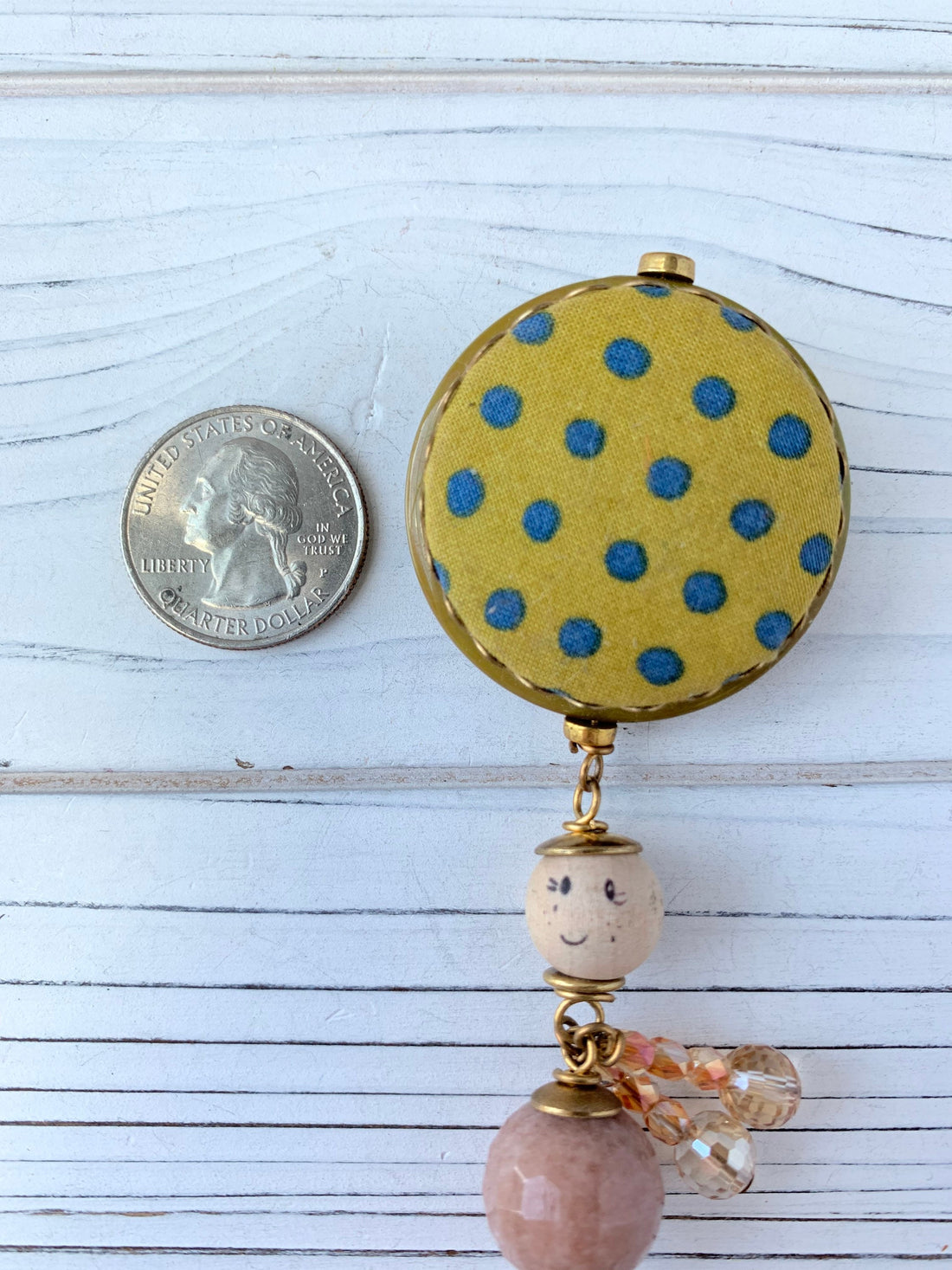 Lenora Dame Dancing Dolly Pin in Polka Dot