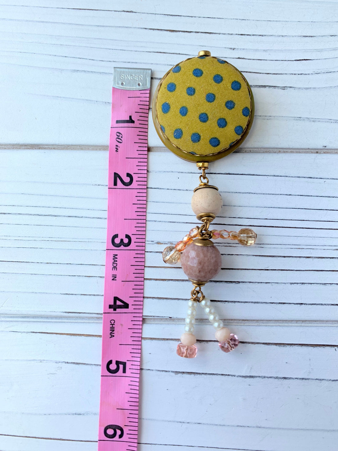 Lenora Dame Dancing Dolly Pin in Polka Dot