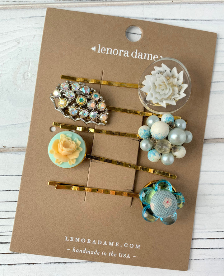Lenora Dame Aqua Mermaid One of a Kind Hair Set