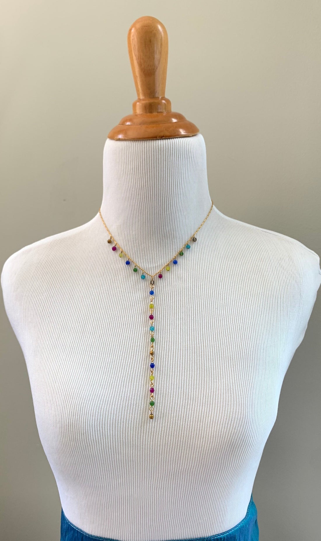 Lenora Dame Petite Party Girl Drop Necklace