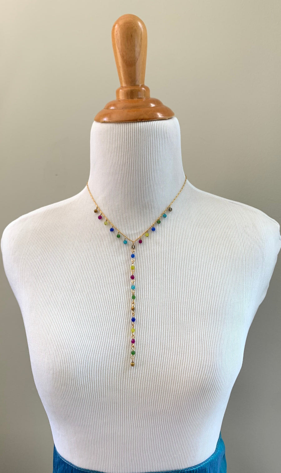 Lenora Dame Petite Party Girl Drop Necklace