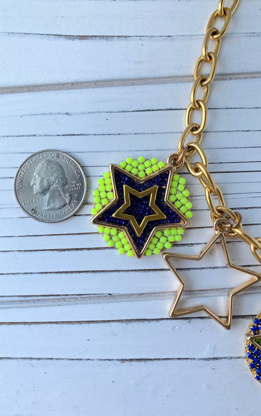 Lenora Dame Cosmos Charm Necklace