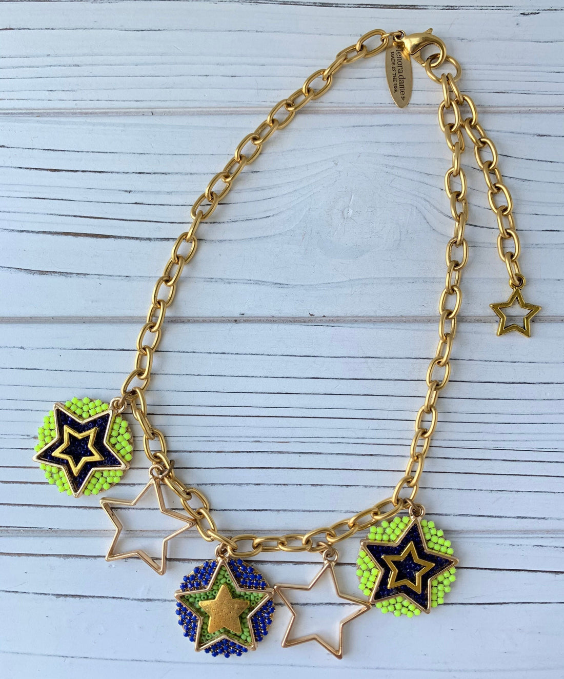 Lenora Dame Cosmos Charm Necklace