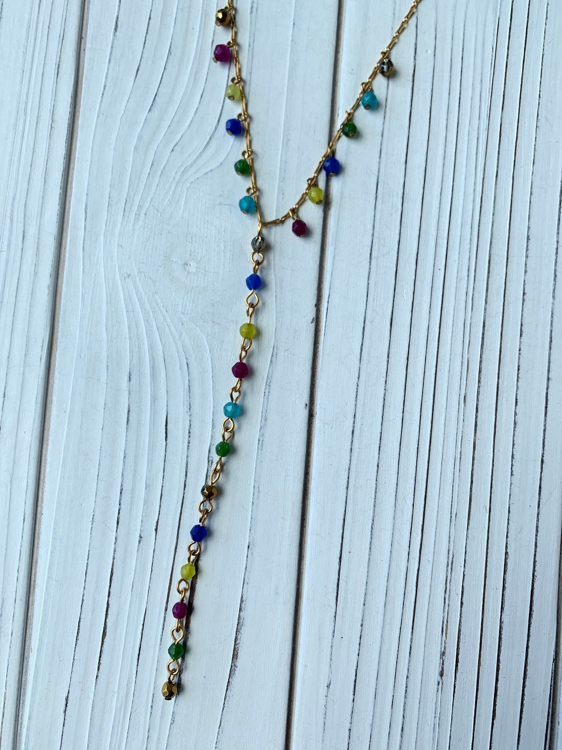 Lenora Dame Petite Party Girl Drop Necklace