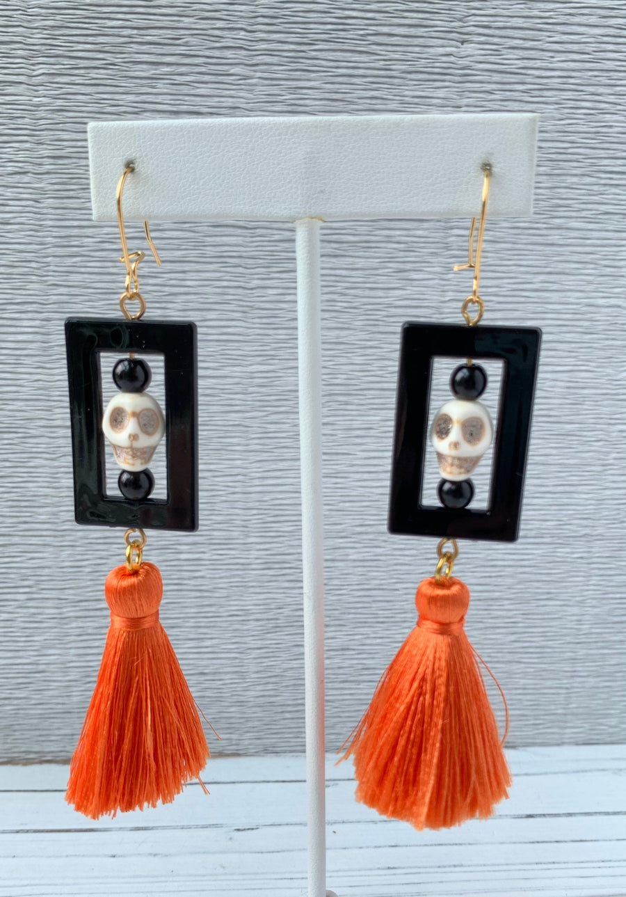 Lenora Dame Mischief Night Halloween Earrings