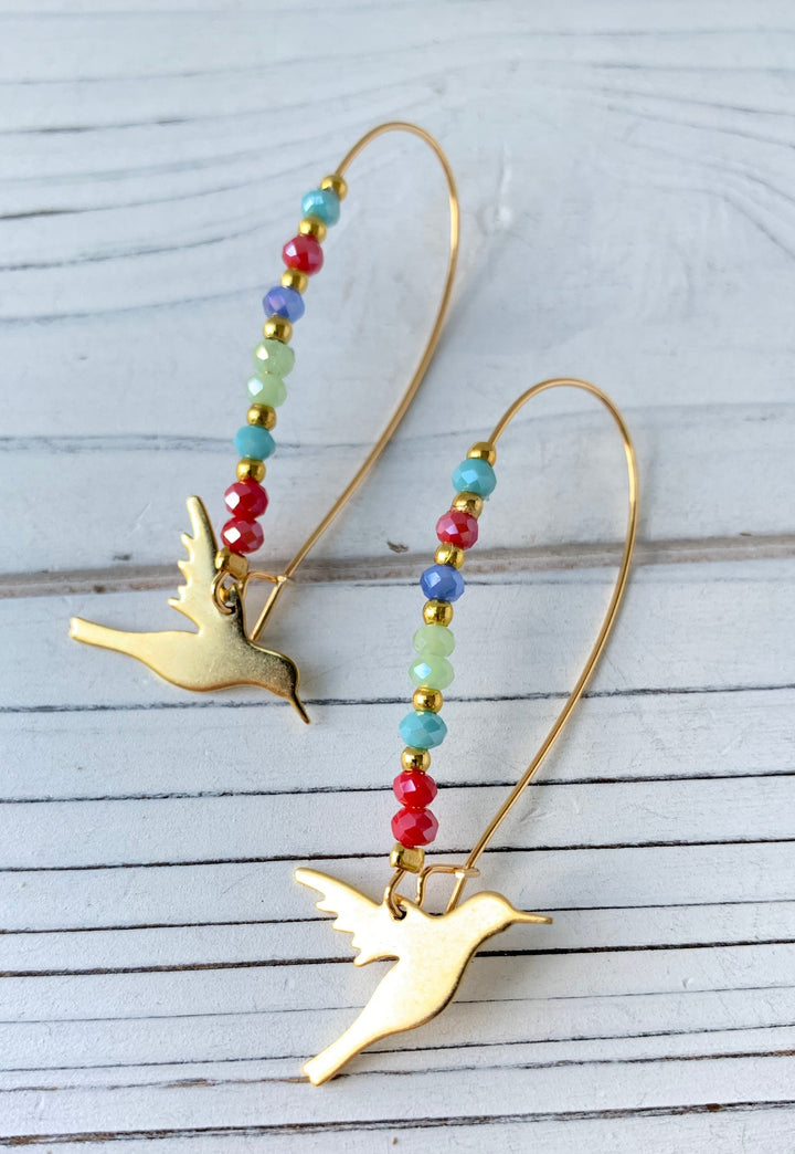 Lenora Dame Hummingbird Earrings