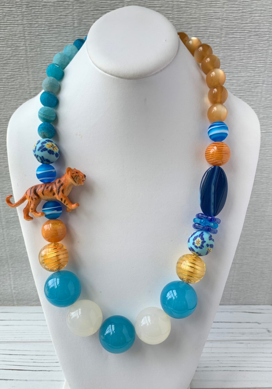 Lenora Dame Bengal Tiger Necklace