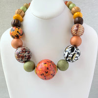 Lenora Dame - Give Thanks Queen Mum Statement Necklace - Fall Jewelry