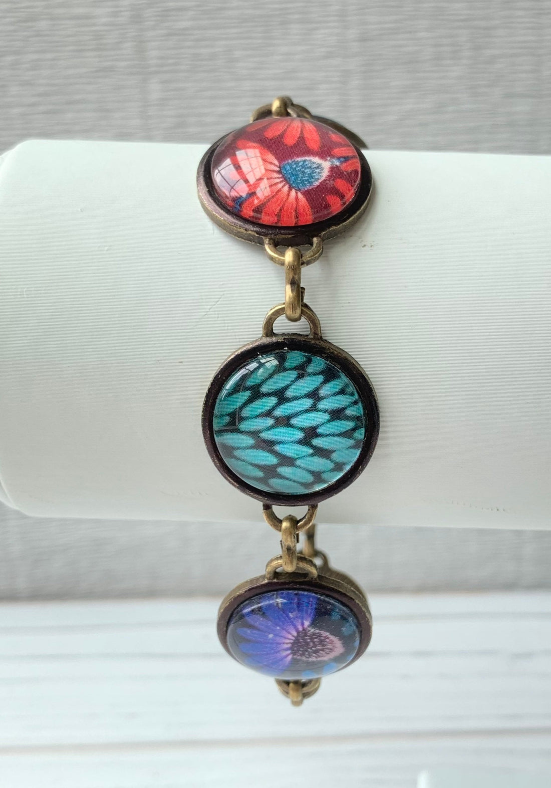 Lenora Dame Patchwork Bracelet in Dusk