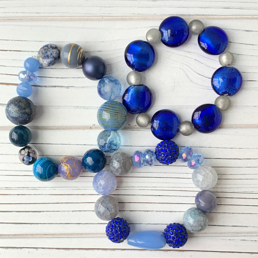 Lenora Dame 3-Piece Night Sky Stretch Bracelet Set