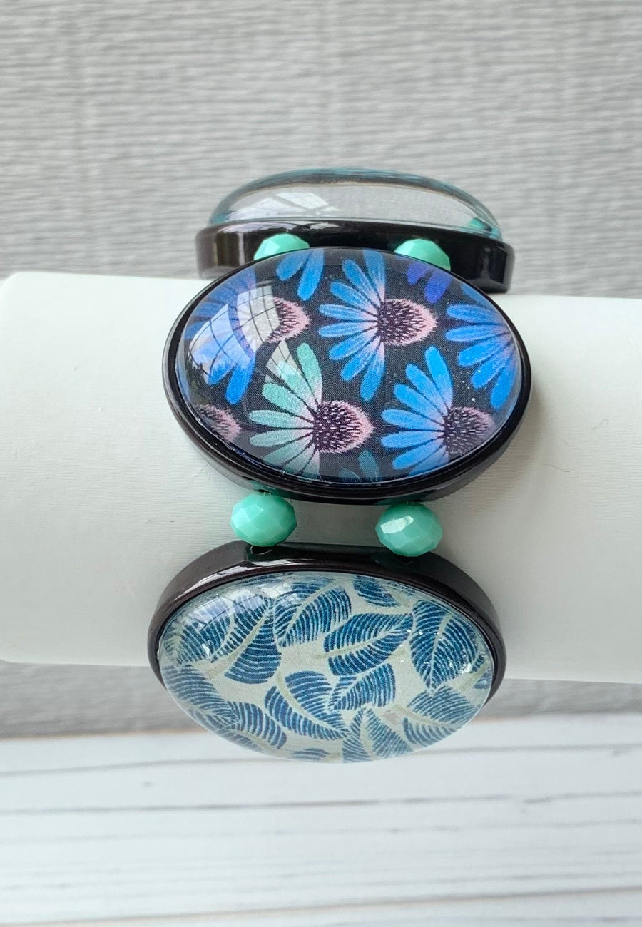 Lenora Dame Azul Lens Stretch Bracelet
