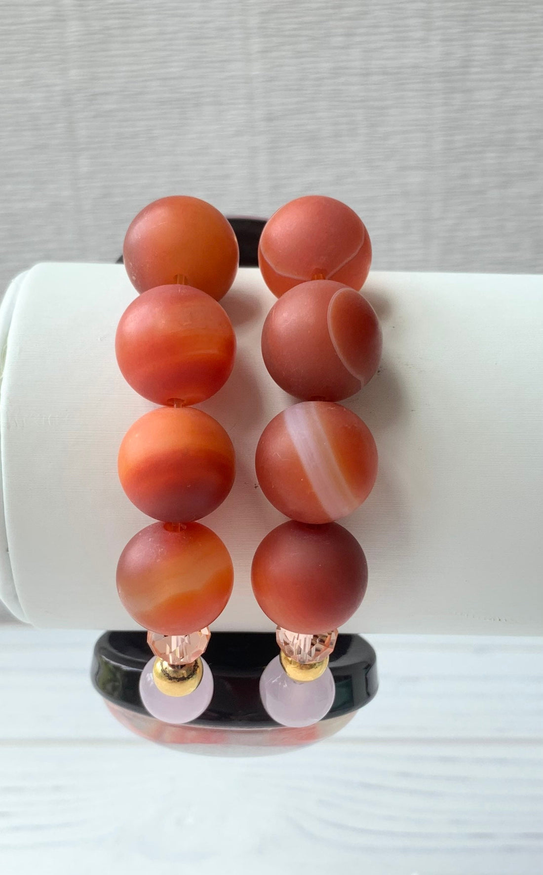 Lenora Dame Berry Wine Lens Stretch Bracelet