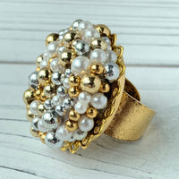 Lenora Dame New Year's Eve Cocktail Statement Ring