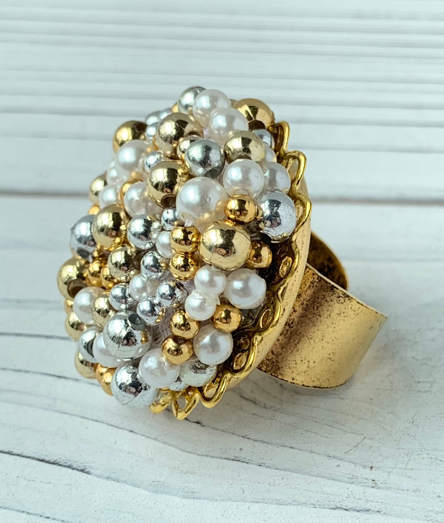 Lenora Dame New Year's Eve Cocktail Statement Ring
