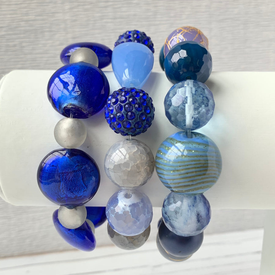 Lenora Dame 3-Piece Night Sky Stretch Bracelet Set