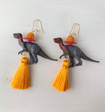 Lenora Dame Baryonyx Dinosaur Earrings