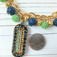 Lenora Dame Keyhole Pendant Necklace in Dusk