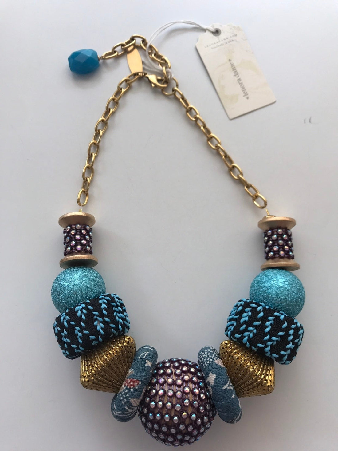 Lenora Dame Blue St. Barts Statement Necklace
