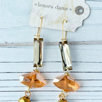 Lenora Dame Catwalk Crystal Drop Earring