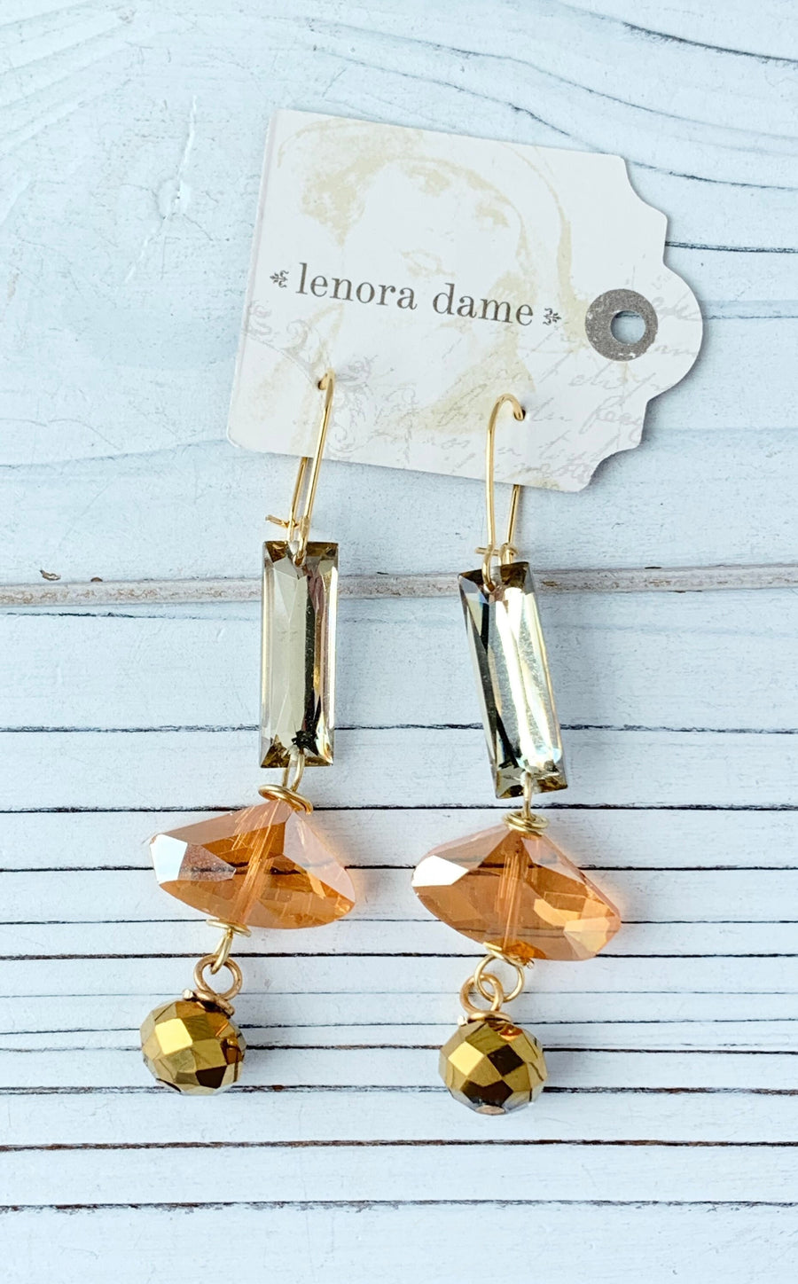 Lenora Dame Catwalk Crystal Drop Earring