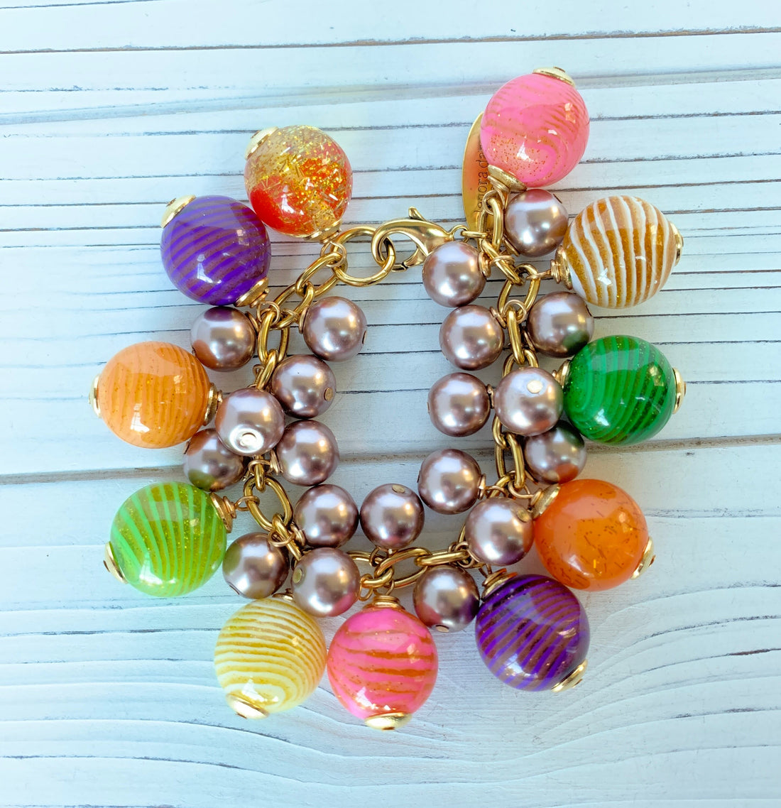 Lenora Dame Carnivale Bauble Charm Bracelet