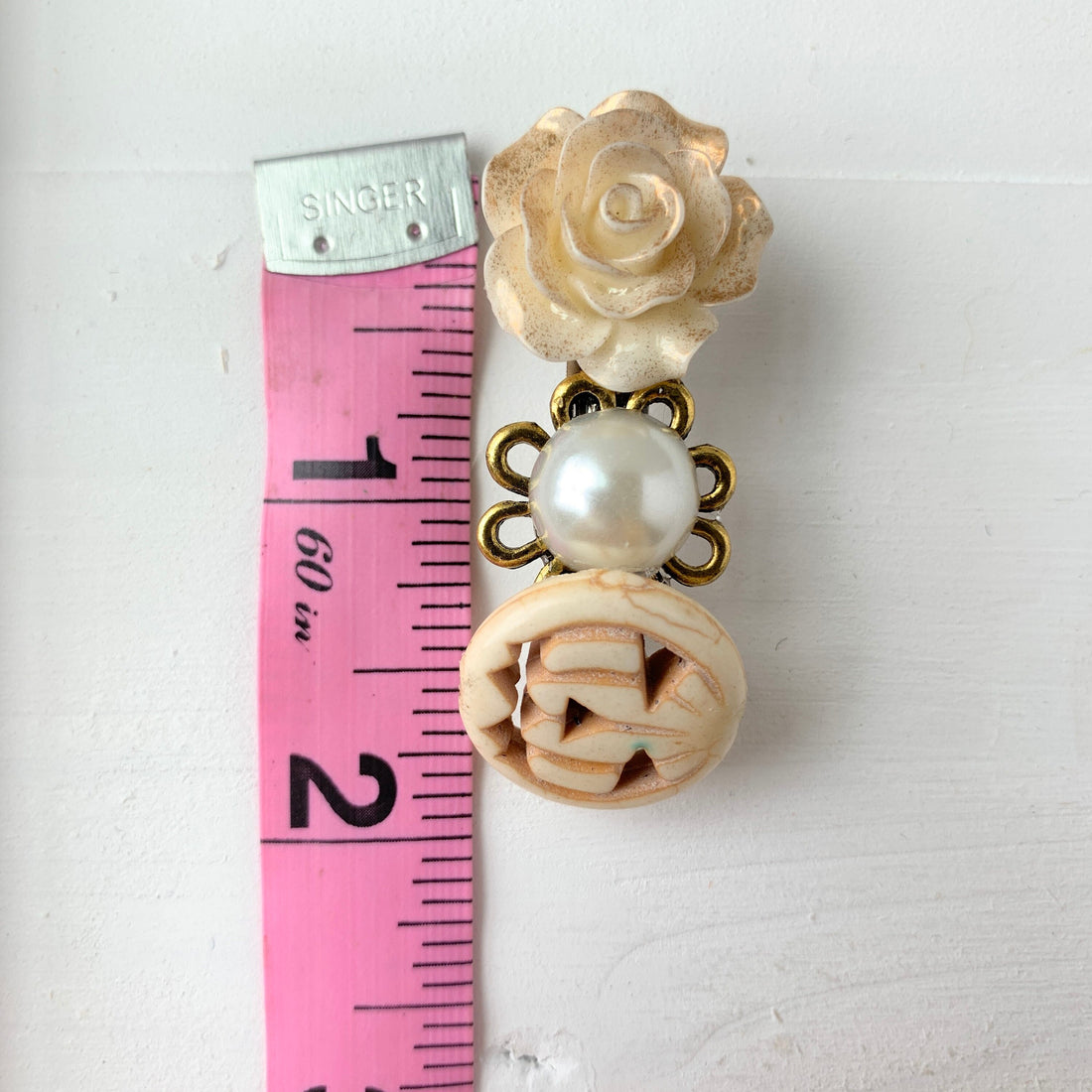 Lenora Dame LD Kids Halloween Hair Barrette in Baby Boo Pumpkin