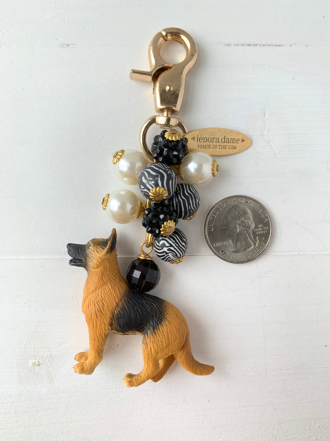 RWDesigns0330 German Shepherd Keychain. Dog. Gsd