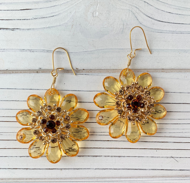 Lenora Dame Autumn Sunset Fall Earrings