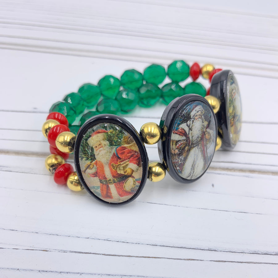 Lenora Dame Old Saint Nick Stretch Bracelet