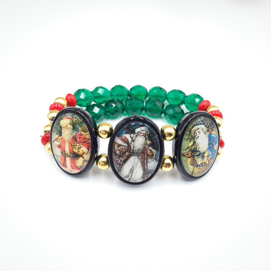 Lenora Dame Old Saint Nick Stretch Bracelet