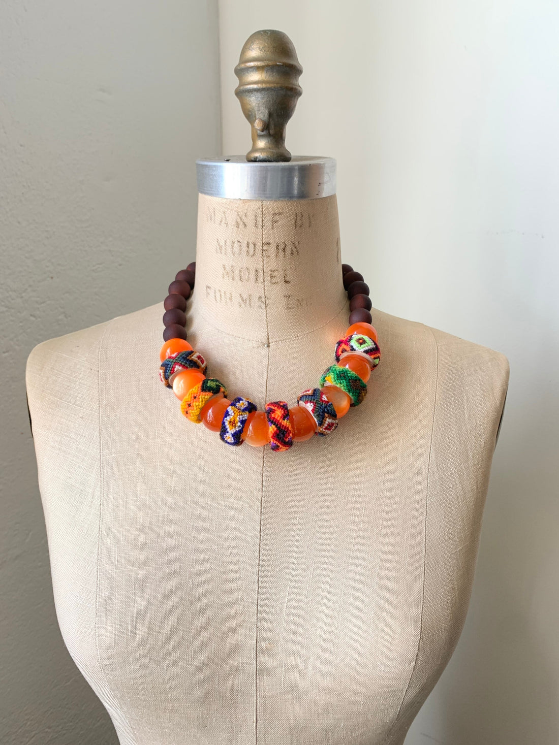 Lenora Dame Autumn Friendship Statement Necklace