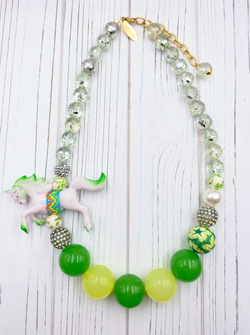 Lenora Dame Freshly Minted Unicorn Necklace