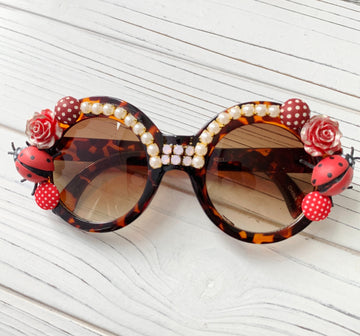 Lenora Dame Scarlett Sunnies Embellished Sunglasses