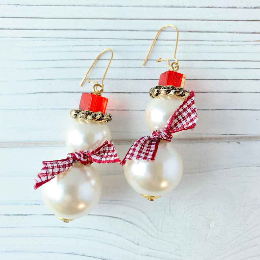 Lenora Dame Frosty The Snowman Earrings