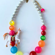 Lenora Dame Rainbow Unicorn Necklace
