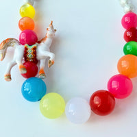 Lenora Dame Rainbow Unicorn Necklace