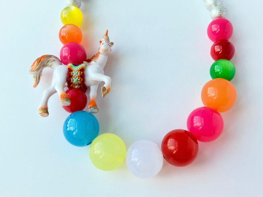 Lenora Dame Rainbow Unicorn Necklace