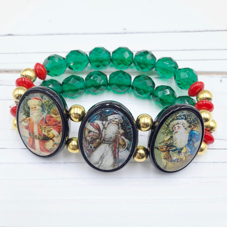 Lenora Dame Old Saint Nick Stretch Bracelet