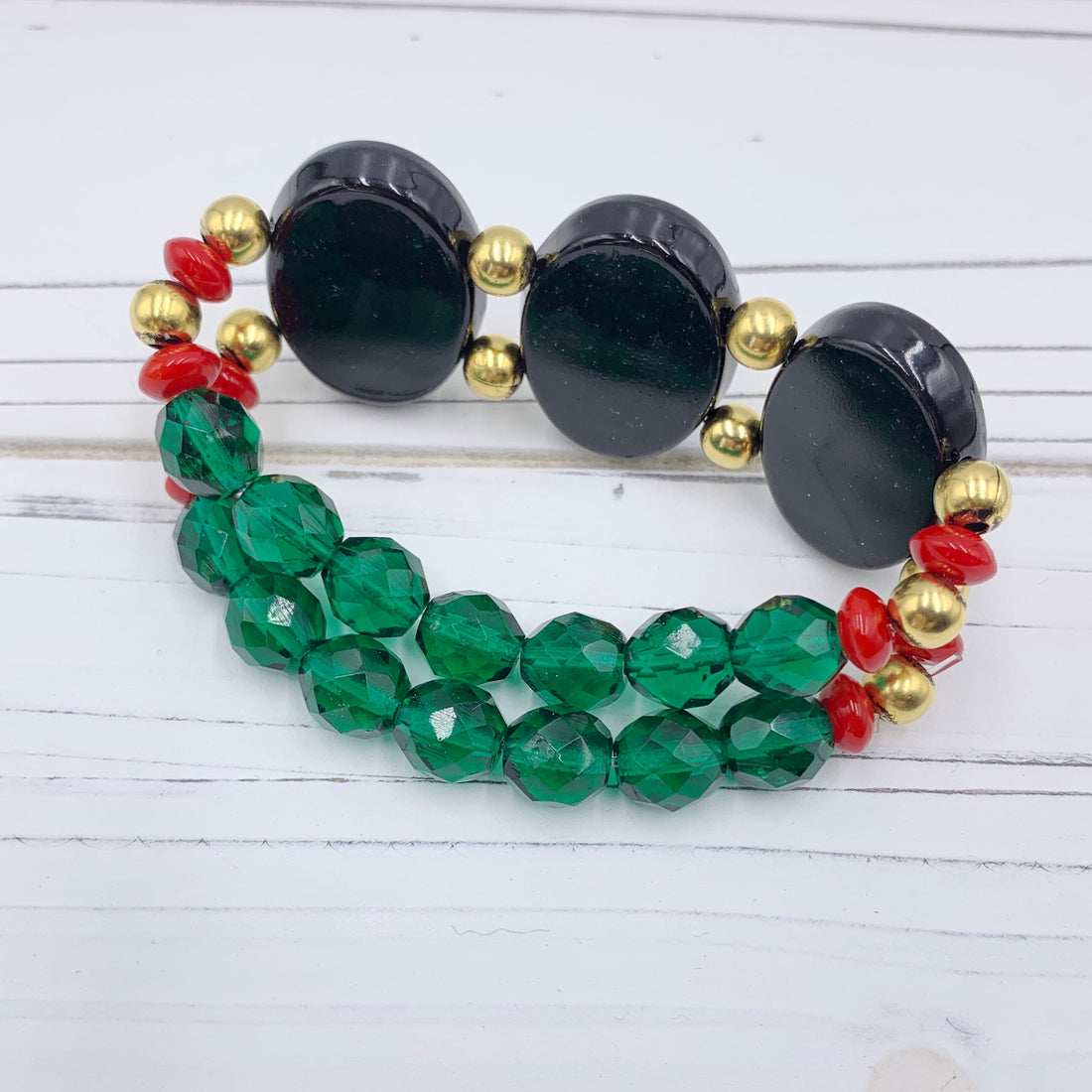 Lenora Dame Old Saint Nick Stretch Bracelet