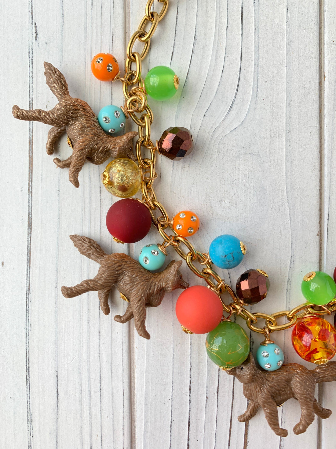 Lenora Dame Foxy Bauble Charm Necklace