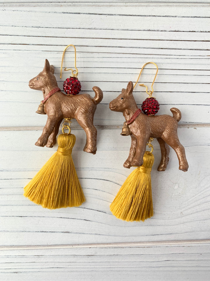 Lenora Dame Franklin the Foal Tassel Earrings