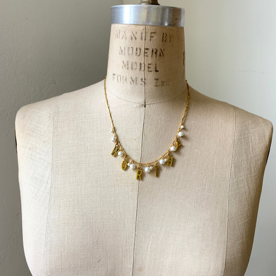 Lenora Dame Worthy Dainty Charm Necklace - Limited Special Release