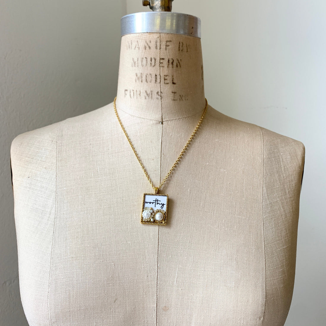 Lenora Dame Worthy Mosaic Pendant Necklace - Limited Special Release